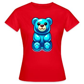 Teddy Bear - Women's T-Shirt - red - Front - AI Model Female 172 dark (172cm)
