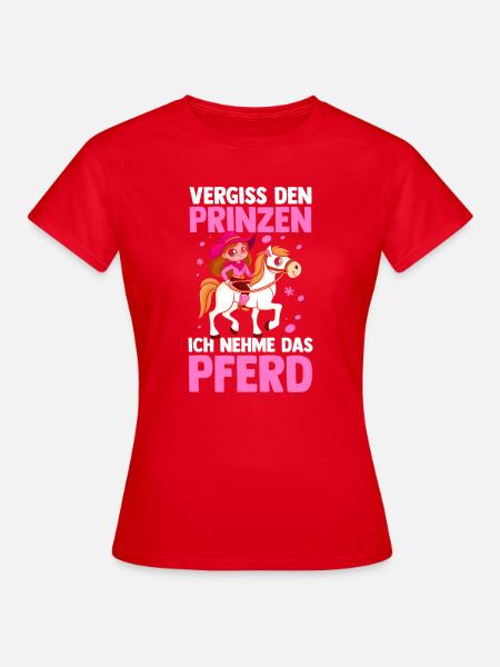 Reiten Pferdeliebhaber Reiterhof Pferde - Frauen T-Shirt - Rot