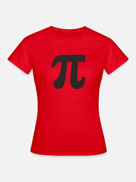 PI - Frauen T-Shirt - Rot