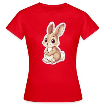 Hare - Women's T-Shirt - red - Front - AI Model Female 172 dark (172cm)