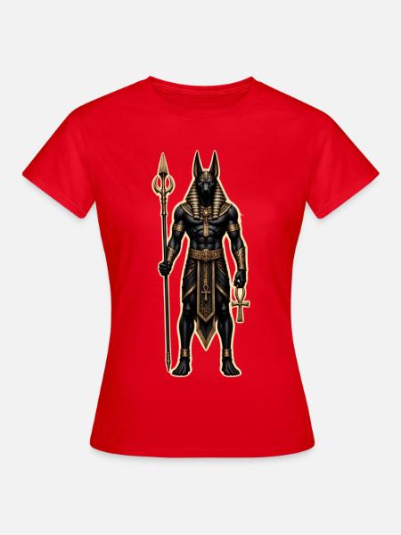 Anubis-Kriegspriester - Frauen T-Shirt - Rot