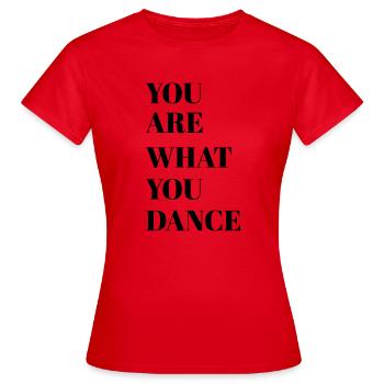 Dancing Dance Music - Frauen T-Shirt - Rot - Vorne - AI Model Female 172 dark (172cm)