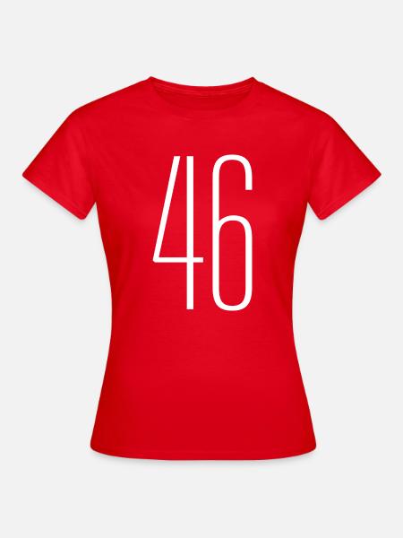 46 - Frauen T-Shirt - Rot