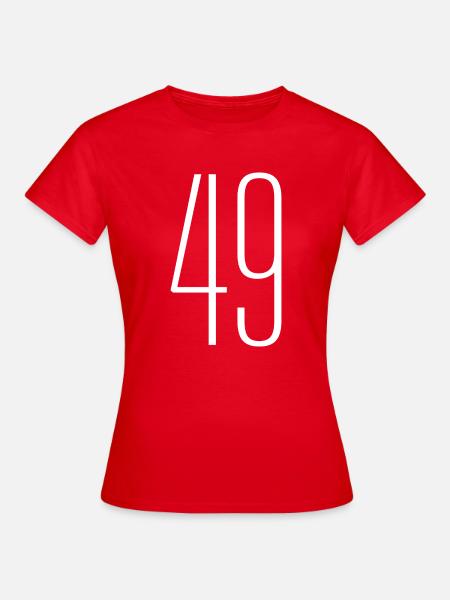 49 - Frauen T-Shirt - Rot