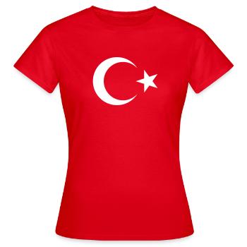 Turquie - T-shirt Femme - rouge - Devant - AI Model Female 172 dark (172cm)