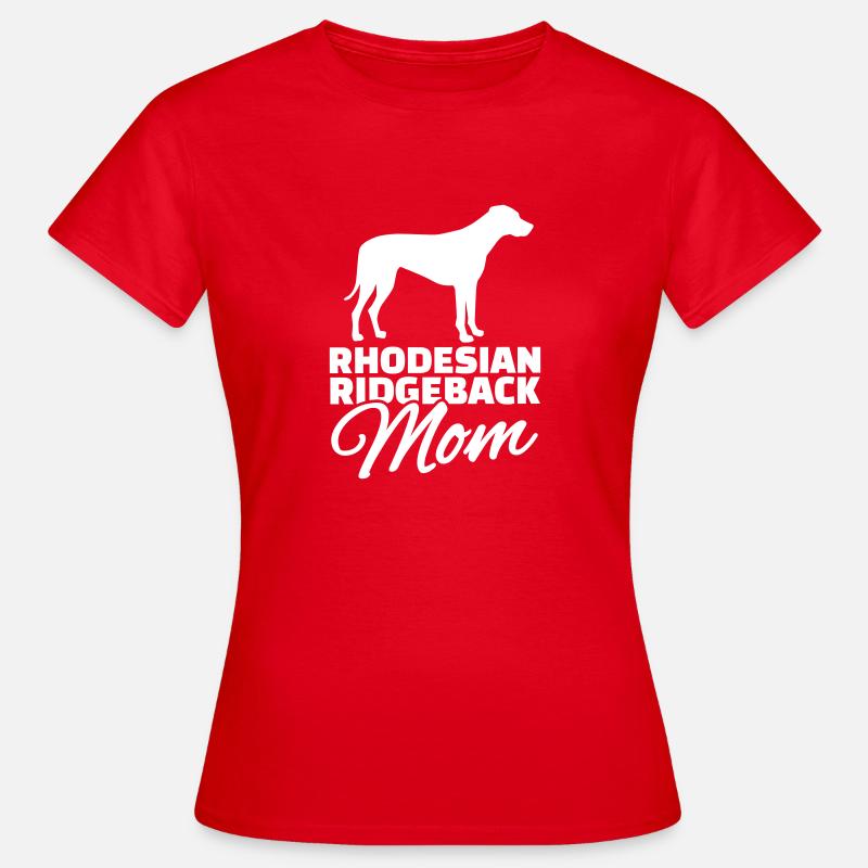 Rhodesian Ridgeback - Frauen T-Shirt - Rot