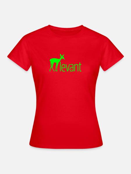 REHlevant - Frauen T-Shirt - Rot