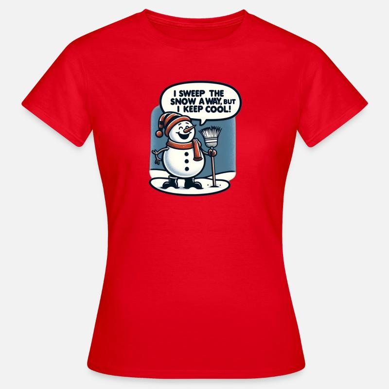 Frosty's Funny Quip - Women's T-Shirt - red