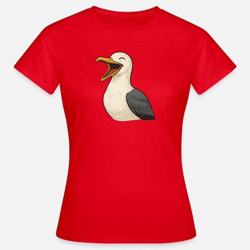 Lachende_Moewe - Women's T-Shirt - red