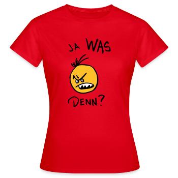 Schlechte Laune - Frauen T-Shirt - Rot - Vorne - AI Model Female 172 dark (172cm)