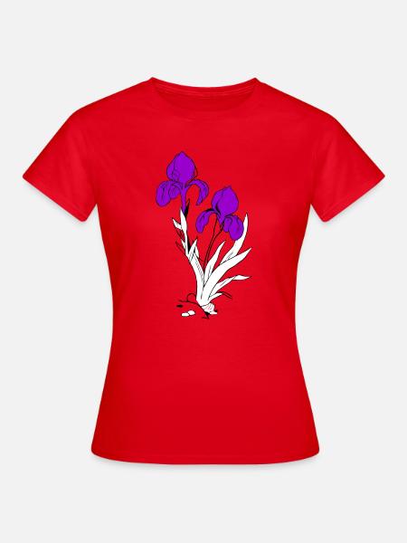 Lilie - Frauen T-Shirt - Rot