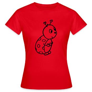 Ladybird - Women's T-Shirt - red - Front - AI Model Female 172 dark (172cm)