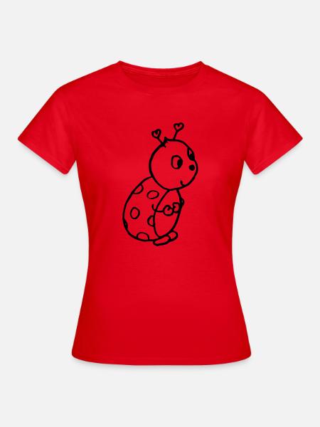 Ladybird - Frauen T-Shirt - Rot