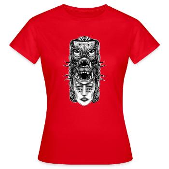 Vision - Frauen T-Shirt - Rot - Vorne - AI Model Female 172 dark (172cm)