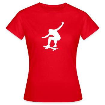 Patin - T-shirt Femme - rouge - Devant - AI Model Female 172 dark (172cm)