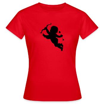Cupidon - T-shirt Femme - rouge - Devant - AI Model Female 172 dark (172cm)