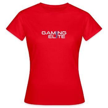 Gaming Elite - Frauen T-Shirt - Rot - Vorne - AI Model Female 172 dark (172cm)
