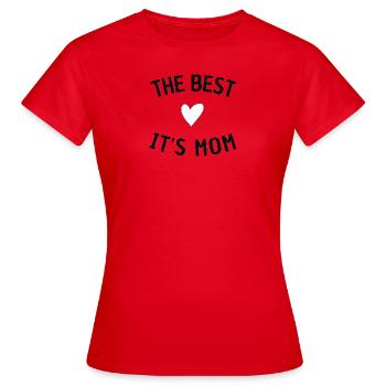 Die beste Mutter - Frauen T-Shirt - Rot - Vorne - AI Model Female 172 dark (172cm)