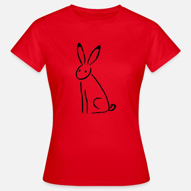 Rabbit - Women's T-Shirt - red