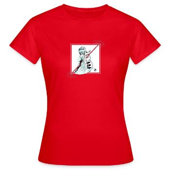Grandir - T-shirt Femme - rouge - Devant - AI Model Female 172 dark (172cm)
