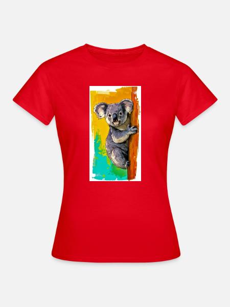 Koala - Frauen T-Shirt - Rot
