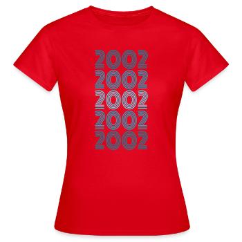 Single Vintage - T-shirt Femme - rouge - Devant - AI Model Female 172 dark (172cm)