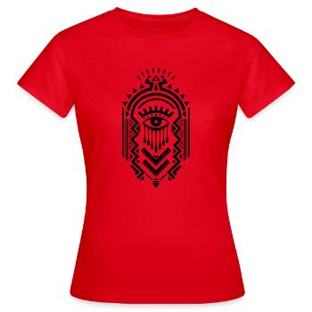 Ornement - T-shirt Femme - rouge - Devant - AI Model Female 172 dark (172cm)