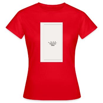 Vitamin Sea Shirt - Frauen T-Shirt - Rot - Vorne - AI Model Female 172 dark (172cm)
