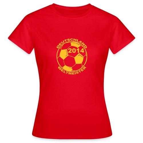Deutschland Weltmeister - Naisten t-paita