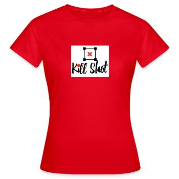 Tuer le coup - T-shirt Femme - rouge - Devant - AI Model Female 172 dark (172cm)