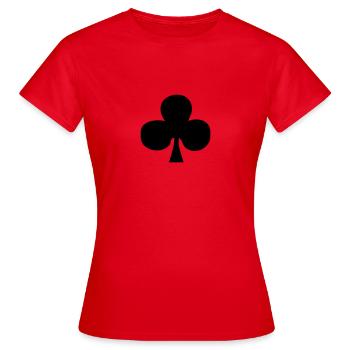 Clubs - Women's T-Shirt - red - Front - AI Model Female 172 dark (172cm)