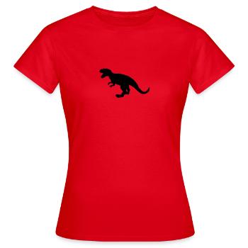 Tyrannosaurus Rex - Frauen T-Shirt - Rot - Vorne - AI Model Female 172 dark (172cm)