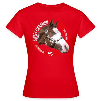 SWEET CINNAMON - Women's T-Shirt - red - Front - AI Model Female 172 dark (172cm)