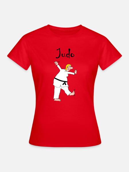 Judo - Judoka - Frauen T-Shirt - Rot