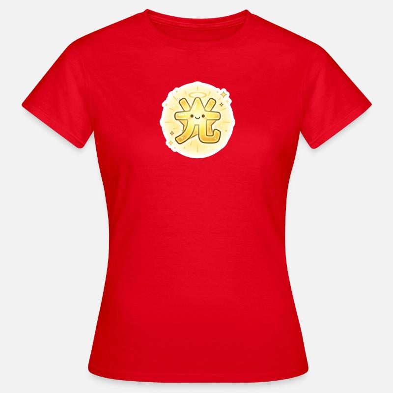 光, Hikari, Light - Women's T-Shirt - red