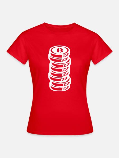 Bitcoin-Wirtschaft - Frauen T-Shirt - Rot