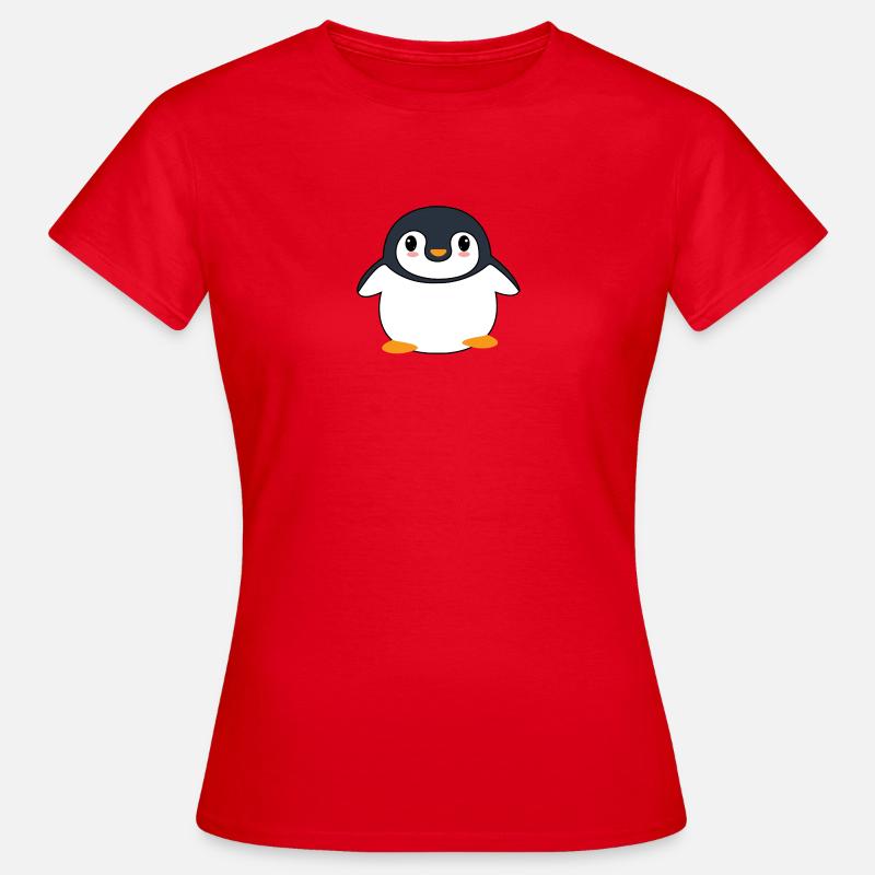 Pegi the penguin - Women's T-Shirt - red