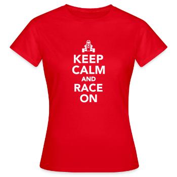 Kart - Frauen T-Shirt - Rot - Vorne - AI Model Female 172 dark (172cm)
