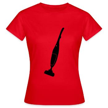 balai électrique_s1 - T-shirt Femme - rouge - Devant - AI Model Female 172 dark (172cm)