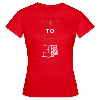 Conducteur de chariot élévateur - T-shirt Femme - rouge - Devant - AI Model Female 172 dark (172cm)
