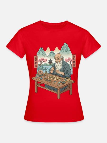 Pyro Feuerwerker - Frauen T-Shirt - Rot