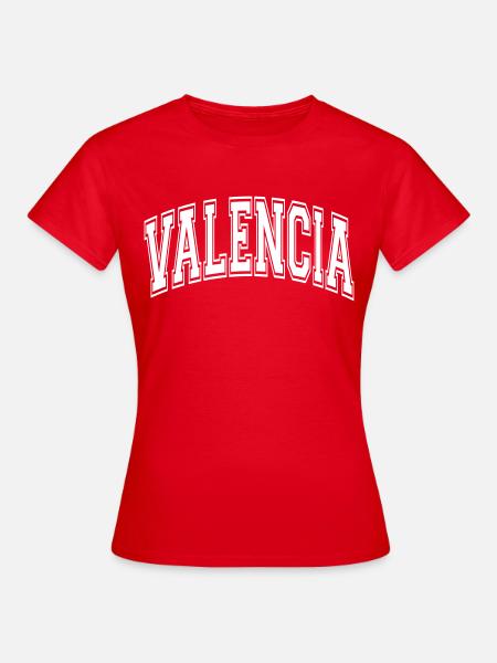 Valencia - Frauen T-Shirt - Rot