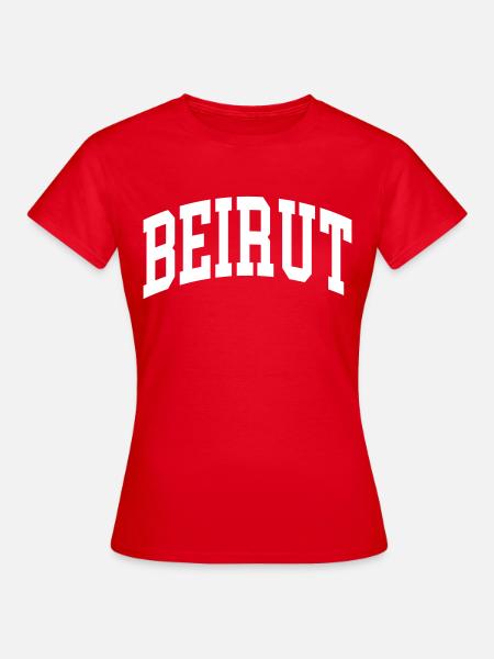 Beirut - Frauen T-Shirt - Rot
