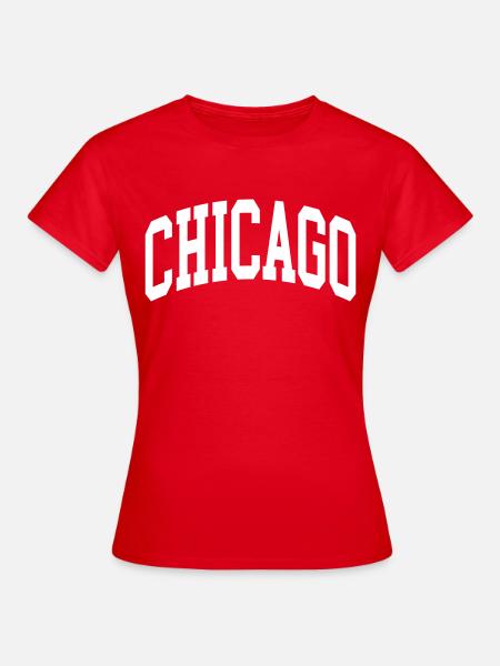 Chicago - Frauen T-Shirt - Rot