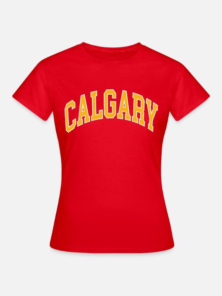 Calgary - Frauen T-Shirt - Rot
