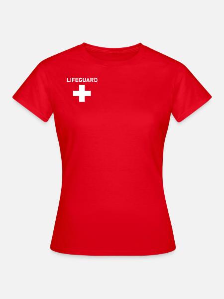 Lifeguard - Frauen T-Shirt - Rot