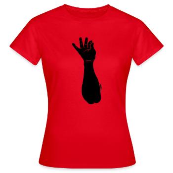 Saupoudrer de sel - T-shirt Femme - rouge - Devant - AI Model Female 172 dark (172cm)