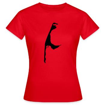 Sylt - T-shirt Femme - rouge - Devant - AI Model Female 172 dark (172cm)