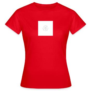 Paw - Women's T-Shirt - red - Front - AI Model Female 172 dark (172cm)