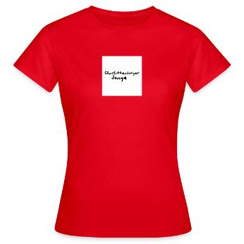 Charlottenburg Garçon - T-shirt Femme - rouge - Devant - AI Model Female 172 dark (172cm)